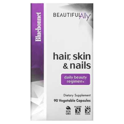 Bluebonnet Nutrition, Beautiful Ally, Haare, Haut und Nägel, 90 vegetarische Kapseln