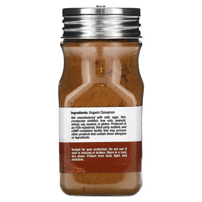 California Gold Nutrition, Organic Saigon Cinnamon, Non-Irradiated, Non-ORO, 2.33 oz (66 g)