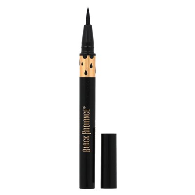 Black Radiance, Fine Line, wasserfester flüssiger Eyeliner-Stift, CA6425 Black Velvet, 0,03 Fl Oz (0,94 ml)