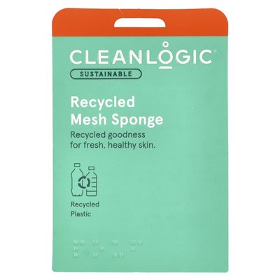 Cleanlogic, zrównoważony, recyklingowy gąbka, 1 liczba Cleanlogic, zrównoważony, recyklingowy gąbka, 1 liczba