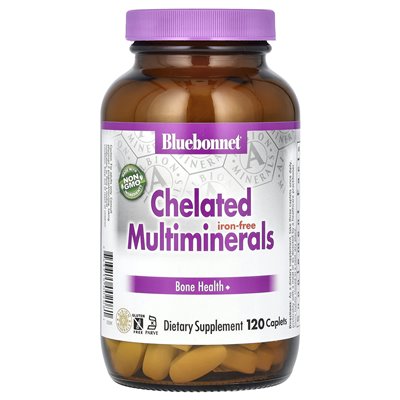 Bluebonnet Nutrition, Chelat-Multimineralien, ohne Eisen, 120 Kapseln