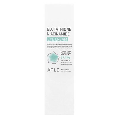 APLB, Glutathione Niacinamide, Eye Cream, 0.68 fl oz (20 ml)