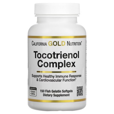 California Gold Nutrition, kompleks Tocotrienol, witamina E i mieszane tocotrienols, 150 żelatynowych miękkich California Gold Nutrition, kompleks Tocotrienol, witamina E i mieszane tocotrienols, 150 żelatynowych miękkich