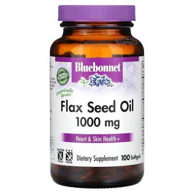 Bluebonnet Nutrition, Leinsamenöl, 1000 mg, 100 weiche
