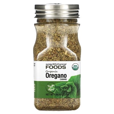 California Gold Nutrition, Foods, Organic Oregano, 0,80 uncji (22,6 g) California Gold Nutrition, Foods, Organic Oregano, 0,80 uncji (22,6 g)