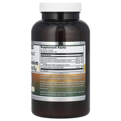Niesamowite odżywianie, niesamowite wzory, cynk magnezu wapnia + witamina D3, 300 tabletek Niesamowite odżywianie, niesamowite wzory, cynk magnezu wapnia + witamina D3, 300 tabletek