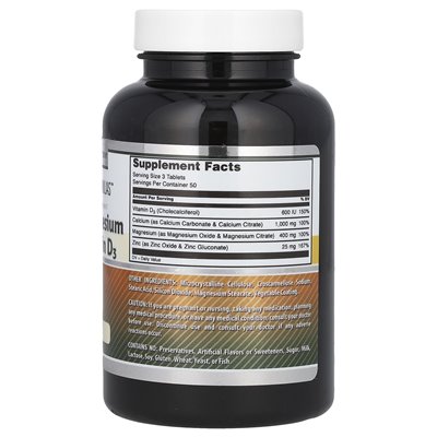 Amazing Nutrition, Amazing Designs, Zink, Magnesium, Kalzium + Vitamin D3, 150 Tabletten