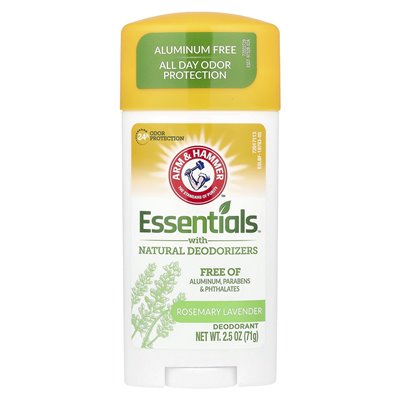 Arm & Hammer, Essentials z naturalnymi dezodorantami, dezodorant, lawenda rozmarynowa, 71 g Arm & Hammer, Essentials z naturalnymi dezodorantami, dezodorant, lawenda rozmarynowa, 71 g
