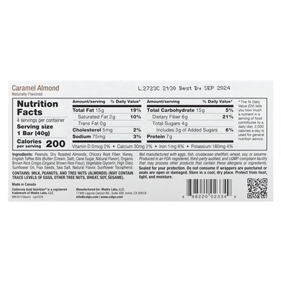 California Gold Nutrition, Foods, Snackriegel-Mix (Ahorn, Karamell, Erdnussbutter), 12 Riegel, je 40 g (1,4 oz.)
