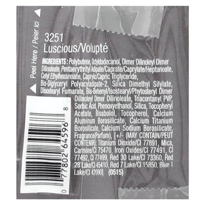 Black Glow, Brilliant Effects, Lip Gloss, 3251 Luscious, 0.23 Fl Oz (6.7 ml)