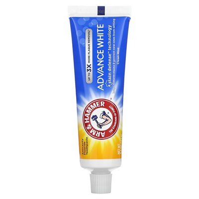 Arm &amp Hammer, Advance White, Fluoride Fluoride Mint, Clean Mint, 4,3 uncji (121 g)