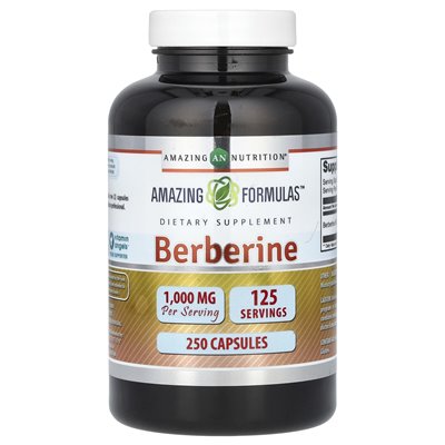 Niesamowite odżywianie, berberyna, 1000 mg, 250 kapsułek (500 mg na kapsułkę) Niesamowite odżywianie, berberyna, 1000 mg, 250 kapsułek (500 mg na kapsułkę)