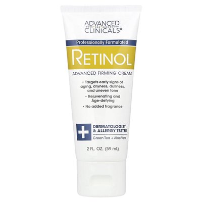 Zaawansowane kliniki, retinol, zaawansowany krem ​​do ujęcia, 2 Fl Oz (59 ml)