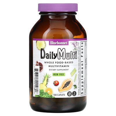 Bluebonnet Nutrition, Daily Multi, eisenfrei, 180 Kapseln