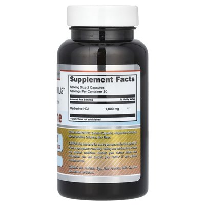 Amazing Nutrition, Berberine, 1000mg, 60 Capsules (500mg per capsule)
