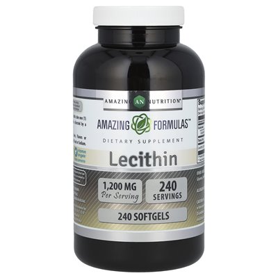 Niesamowite odżywianie, lecytyna, 1200 mg, 240 miękkich Niesamowite odżywianie, lecytyna, 1200 mg, 240 miękkich