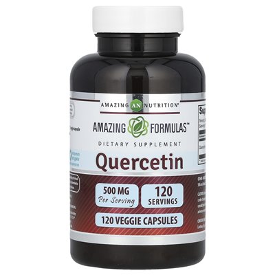 Amazing Nutrition, Quercetin, 500mg, 120 Vegetarian Capsules