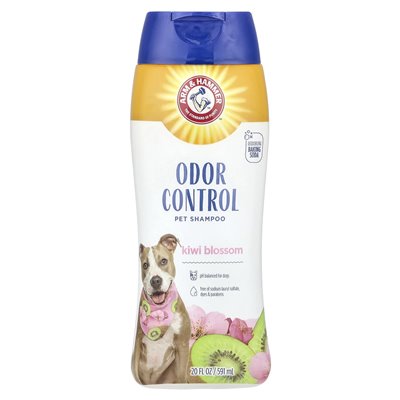 Arm & Hammer, Super Odświeżający Szampon dla Zwierząt, Kwiat Kiwi, 20 uncji (591 ml)