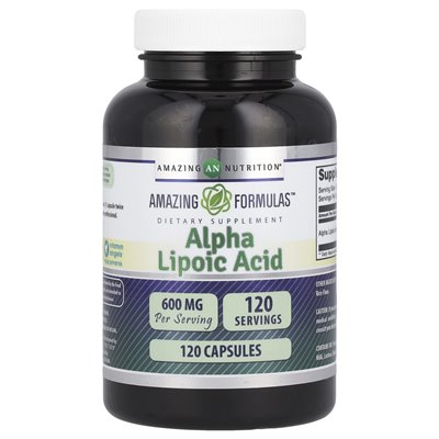 Amazing Nutrition, Alpha Lipoic Acid, 600mg, 120 Capsules