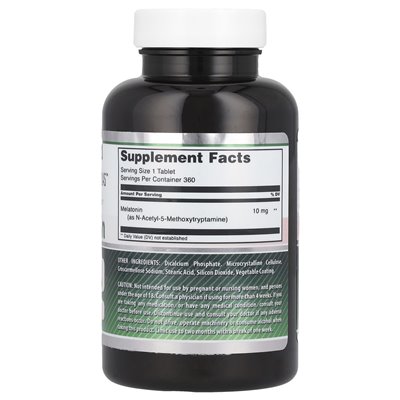Amazing Nutrition, Melatonin, 10mg, 360 Tablets