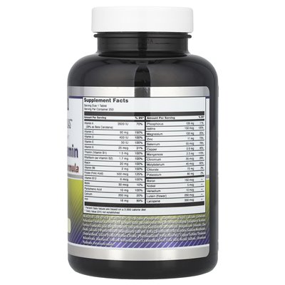 Amazing Nutrition Daily Multivitamin 250 Tablets