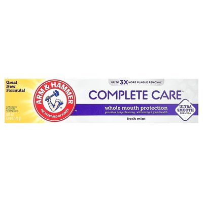 Arm &amp Hammer, CompleteCare, Fluoride Fluoride Pastase, Fresh Mint, 6 uncji (170 g)