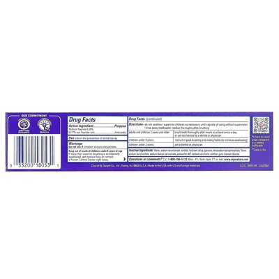 Arm &amp Hammer, CompleteCare, Fluoride Fluoride Pastase, Fresh Mint, 6 uncji (170 g)