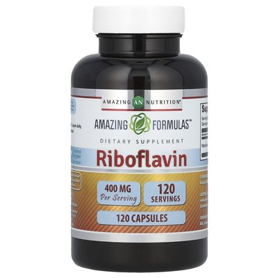 Amazing Nutrition, Riboflavin, 400mg, 120 Capsules