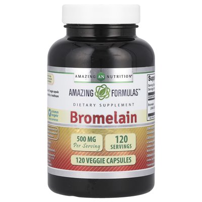 Amazing Nutrition, Bromelain, 500mg, 120 Vegetarian Capsules