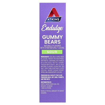 Atkins, Endulge™, Gummibärchen, sauer, 6 Packungen, 1,06 oz (30 g)