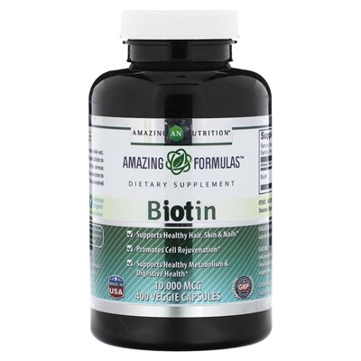 Amazing Nutrition, Biotin, 10.000 mcg, 400 vegetarische Kapseln