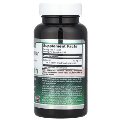 Amazing Nutrition Melatonin 10mg 250 Tablets
