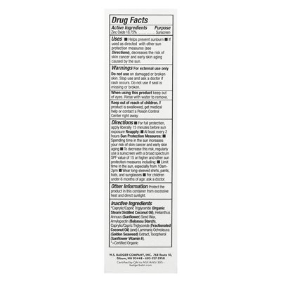 Badger, krem przeciwsłoneczny Mineral, SPF 30, 1,7 fl Oz (50 ml) Badger, krem przeciwsłoneczny Mineral, SPF 30, 1,7 fl Oz (50 ml)