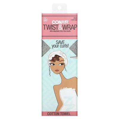 Conair, Twist & Wrap Botton Ręcznik, 1 ręcznik Conair, Twist & Wrap Botton Ręcznik, 1 ręcznik