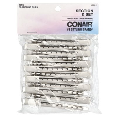 Conair, Style & Clip, Wrap-On Finger Wave, 12 Klipsów