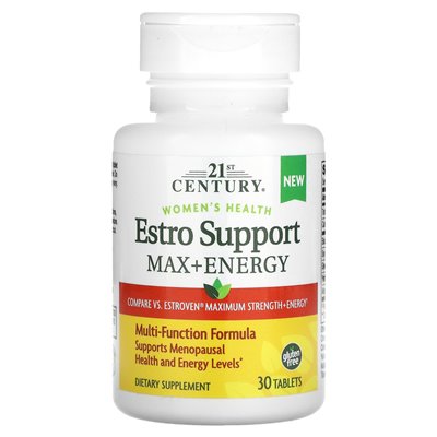 21. Jahrhundert, Frauengesundheit, Estro Support Max + Energy, 30 Tabletten