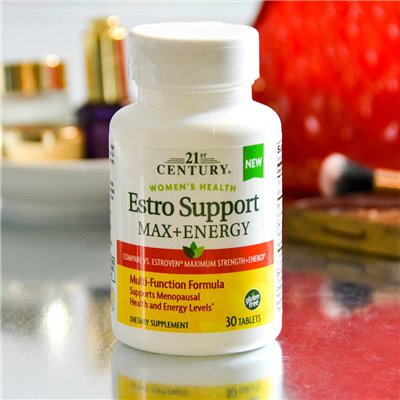 21st century, women's health, Estro Support Max + Energy, 30 tablets