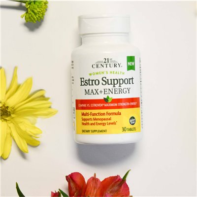 21st century, women's health, Estro Support Max + Energy, 30 tablets