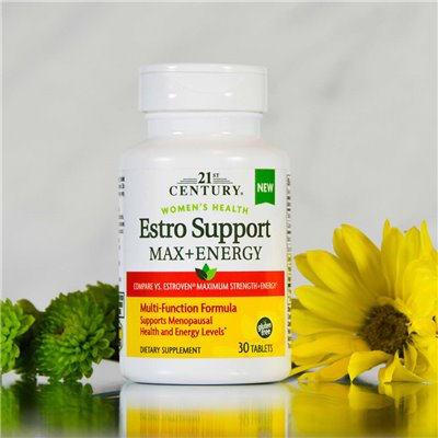 21st century, women's health, Estro Support Max + Energy, 30 tablets