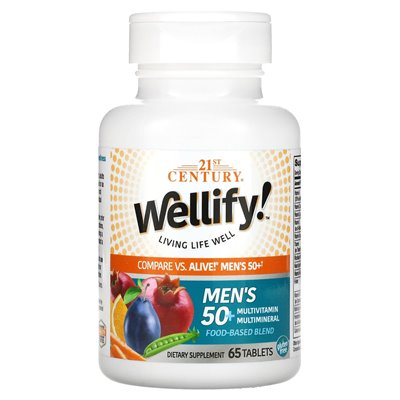 21st Century, Equify, Men's 50+ Multivitamin Multimineral, 65 tablets