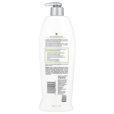 Curel, Bezzapachowy, Przyjemny Balsam do Skóry Suchych i Wrażliwych, 20 uncji (591 ml)