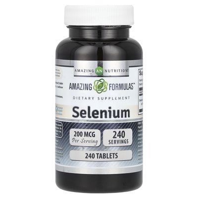Amazing Nutrition, Selen, 200 mcg, 240 Tabletten