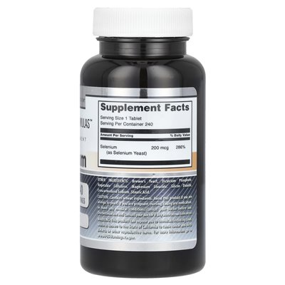 Amazing Nutrition, Selenium, 200 mcg, 240 tabletek