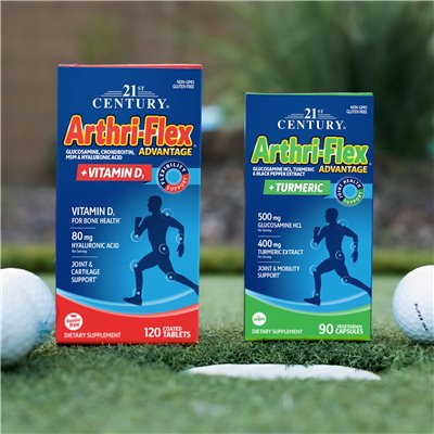 21st Century, Arthri-Flex Advantage + Turmeric, 90 Vegetarian Capsules