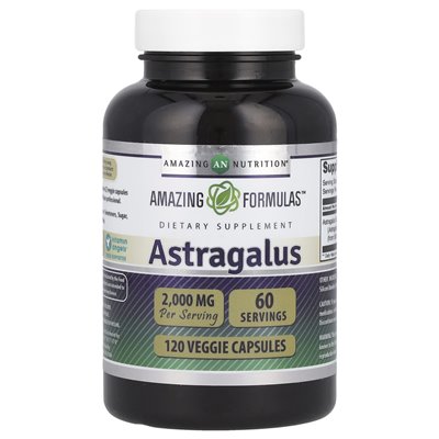 Niesamowite odżywianie, Astragalus, 2000 mg, 120 kapsułek wegetariańskich (1000 mg na kapsułkę)