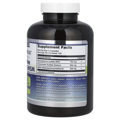 Amazing Nutrition, Glucosamin, Chondroitin und MSM, 1850 mg, 240 Kapseln (925 mg pro Kapsel)