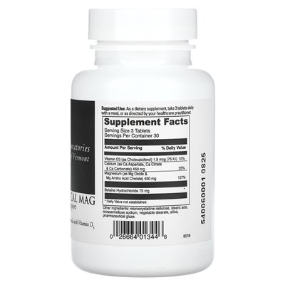 DaVinci Laboratories of Vermont, Multi-Source Cal Mag, 90 tabletów