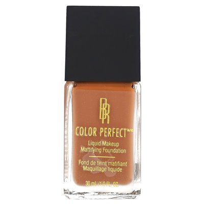 Black Radiance, Color Perfect, Liquid Makeup Mattifing Foundation, 8414 Brownie, 1 Fl Oz (30 ml)