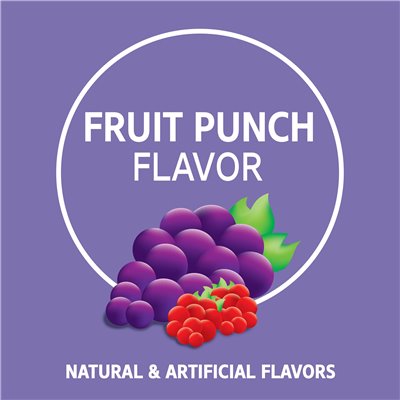21st Century, 600 + D3 Plus minerały, Punch Fruit, 75 tabletek do żucia