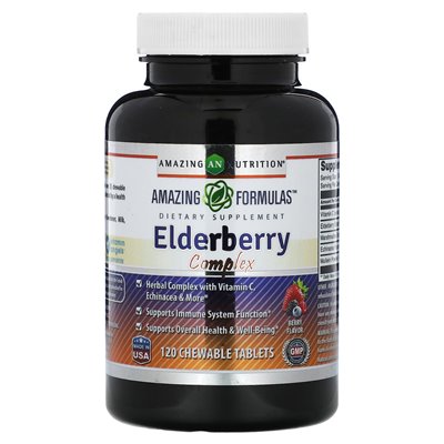 Amazing Nutrition, Blackberry Complex, Brombeerkomplex, 120 Kautabletten